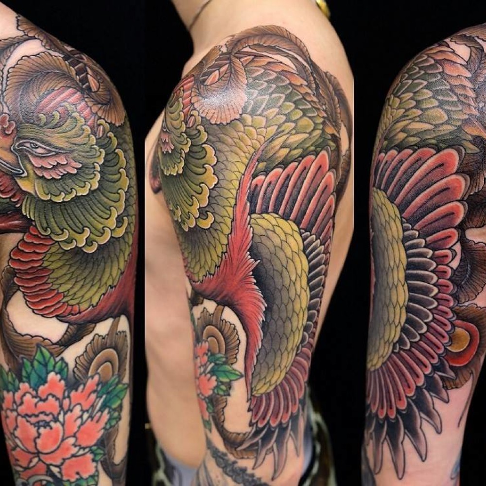 Japanese Tattoo — sunset tattoo