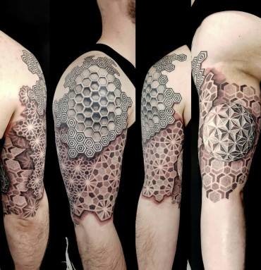 Geometric Tattoo Shoulder by kayden7 on DeviantArt