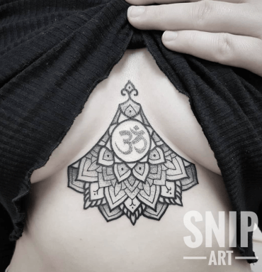 Double triangle sternum tattoo  Triangle tattoos, Sternum tattoo