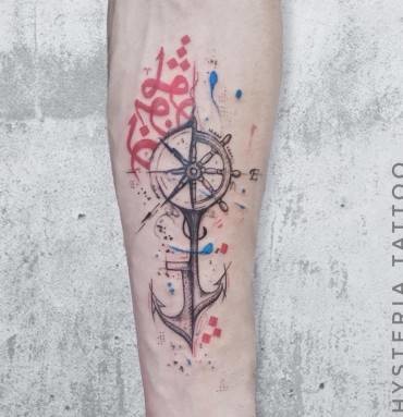 wheel sketch compass arabic calligraphy