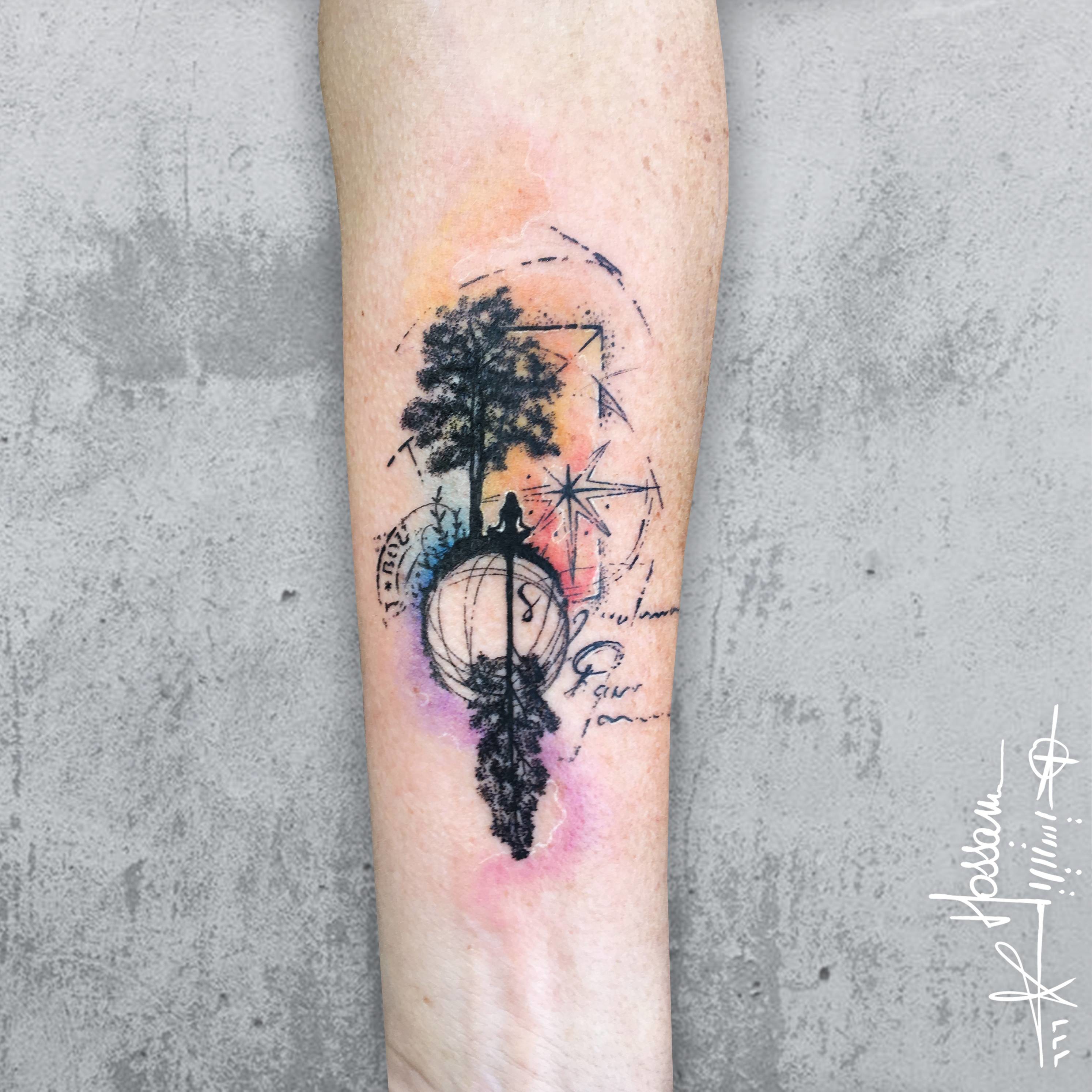 abstract tattoo – Loki Shane DeFriece